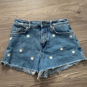 ZARA girls jean shorts